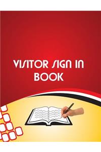 Visitor Sign in Book