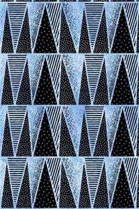 Bullet Journal Notebook Abstract Triangles Pattern 10