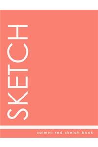 Salmon Red Sketch Book