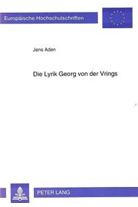 Die Lyrik Georg Von Der Vrings