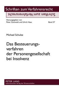 Das Besteuerungsverfahren Der Personengesellschaft Bei Insolvenz