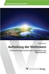 Aufteilung der Weltmeere