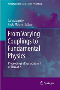 From Varying Couplings to Fundamental Physics