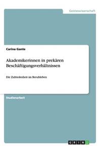 Akademikerinnen in prekären Beschäftigungsverhältnissen