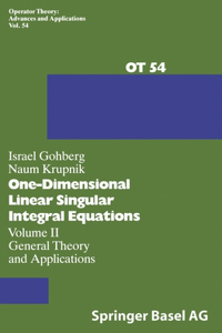 One-Dimensional Linear Singular Integral Equations