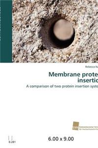 Membrane protein insertion