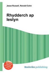 Rhydderch AP Iestyn