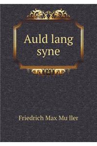 Auld Lang Syne