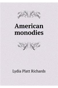 American Monodies