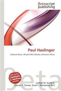 Paul Haslinger