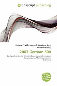 2003 German 500