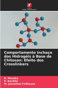 Comportamento Inchaço dos Hidrogéis à Base de Chitosan