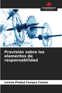 Provisión sobre los elementos de responsabilidad