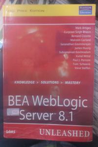 Bea Weblogic Server 8.1 Unleashed With Cd Sams