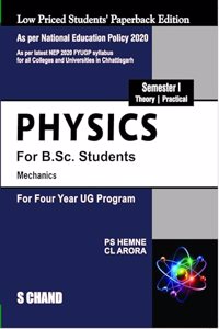 Physics For B.Sc. Students Semester I | Mechanics : For Four Year UG Program - NEP 2020 Chhattisgarh