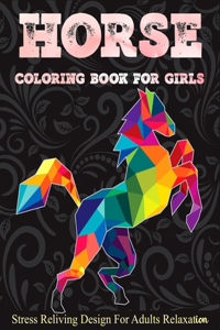 Horse coloring book for Girls