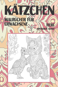 Malbücher für Erwachsene - Abstrakte Kunst - Tiere - Kätzchen