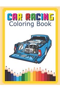 Car Racing Coloring Book