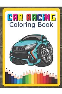 Car Racing Coloring Book