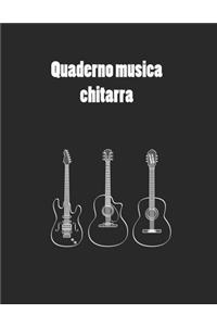 quaderno musica chitarra