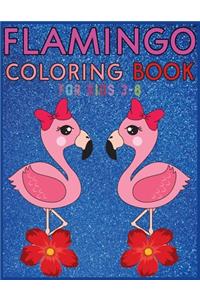 Flamingo Coloring Book For Kids 3-8
