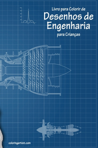 Livro para Colorir de Desenhos de Engenharia para Crianças