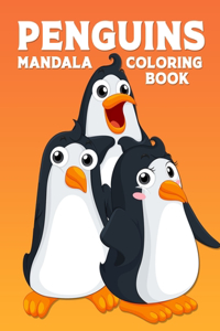Penguins Mandala Coloring Book