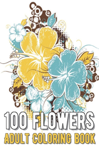 100 Flowers Coloring Book