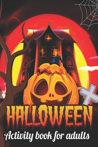 Halloween activity books for Adults