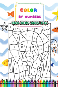 Color By Numbers For Kids Ages 8-12