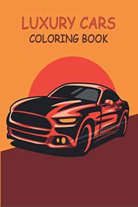 Luxury Cars Coloring Book