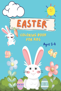 Easter Coloring Book for Kids Ages 1-4