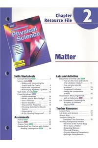 Holt Physical Science Chapter 2 Resource File: Matter