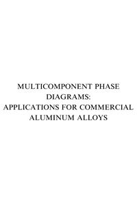 Multicomponent Phase Diagrams