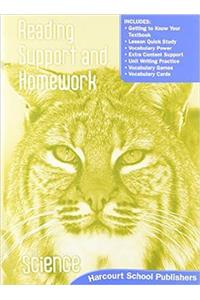 Harcourt School Publishers Science Georgia: Ga Reading Support & Homework Student Edition Science 09 Grade 3