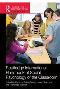 Routledge International Handbook of Social Psychology of the Classroom