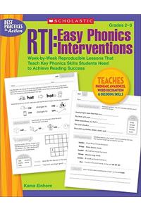 Rti: Easy Phonics Interventions