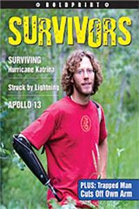 Steck-Vaughn Boldprint Anthologies: Leveled Reader 6pk Magenta Survivors