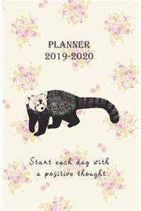 Planner 2019 - 2020 Start each day with a positive thought