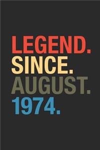 Legend Since August 1974