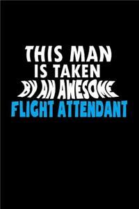 This man is taken by an awesome flight attendant