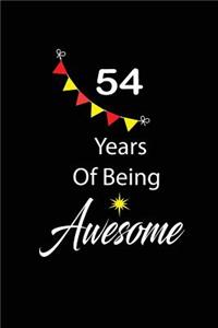 54 years of being awesome