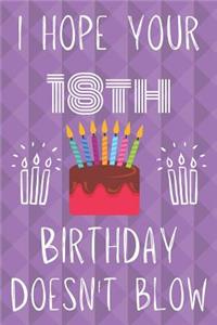 I Hope Your 18th Birthday Doesn't Blow