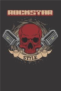 Rocker Style Notebook Journal