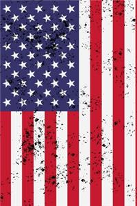 American Flag Notebook