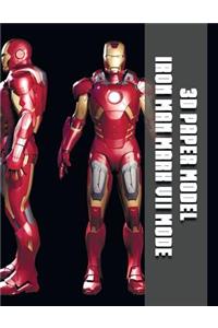 3D Paper Model Iron Man Mark VII Mode