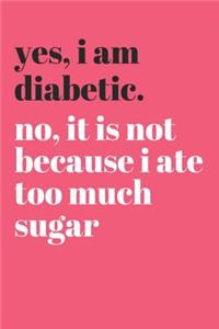 Yes I Am Diabetic No It's Not Because I Ate Too Much Sugar