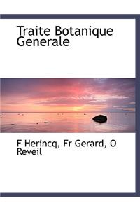Traite Botanique Generale