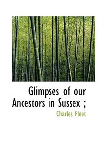 Glimpses of Our Ancestors in Sussex;