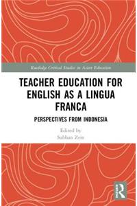 Teacher Education for English as a Lingua Franca